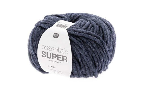 Rico Design Wolle Essentials Super Super Chunky 100 g Dunkelblau