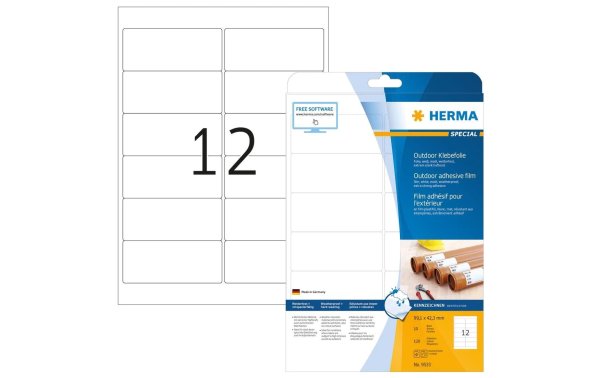 HERMA Outdoor-Etiketten 9533 99.1 x 42.3 mm, 120 Etiketten