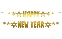 Folat Girlande Happy New Year 1.5 m, Gold