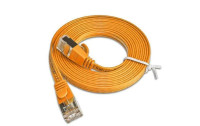 SLIM Slimpatchkabel  Cat 6, STP, 15 m, Orange