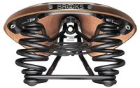 BROOKS Fahrradsattel Flyer Carved, Aged Brown