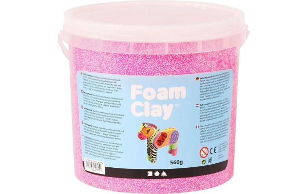 Creativ Company Modelliermasse Foam Clay Neonpink 560 g