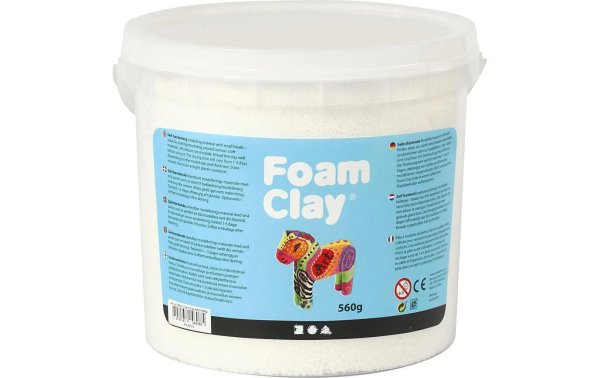 Creativ Company Modelliermasse Foam Clay Weiss 560 g