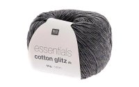 Rico Design Wolle Essentials Cotton Glitz DK 50 g Anthrazit