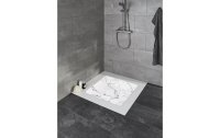 Kleine Wolke Duschwanneneinlage Marble 55 x 55 cm, Grau/Weiss