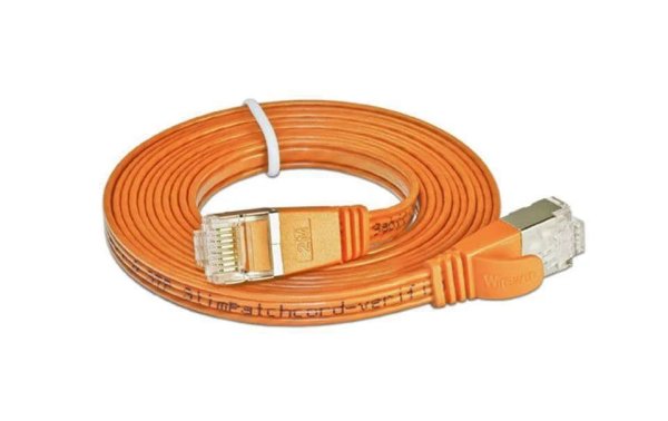 SLIM Slimpatchkabel  Cat 6, STP, 5 m, Orange