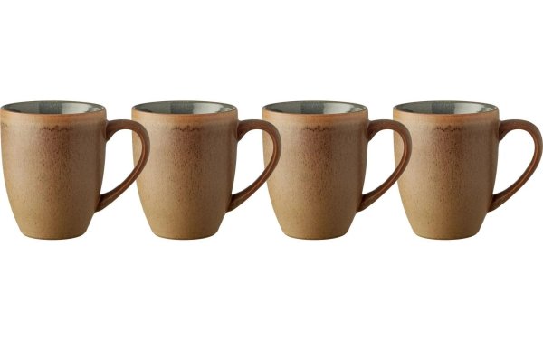 Bitz Kaffeetasse Wood 300 ml, 4 Stück, Wood/Forest