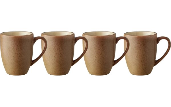 Bitz Kaffeetasse Wood 300 ml, 4 Stück, Wood/Sand