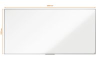 Nobo Magnethaftendes Whiteboard Basic 120 cm x 240 cm, Weiss
