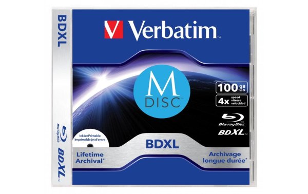 Verbatim BD-R M-Disc 100 GB, Jewelcase (1 Stück)