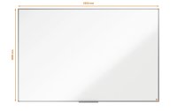 Nobo Magnethaftendes Whiteboard Basic 120 cm x 180 cm, Weiss