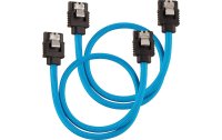 Corsair SATA3-Kabel Premium Set Blau 30 cm