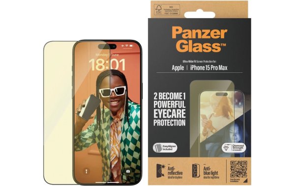 Panzerglass Displayschutz Anti Reflective iPhone 15 Pro Max