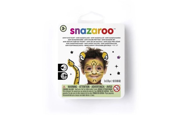 Snazaroo Schminkfarbe als Set Mini Tiger