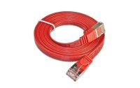 SLIM Slimpatchkabel  Cat 6, STP, 0.75 m, Rot