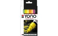 Marabu Acrylmarker YONO Set 1.5 - 3 mm, 4-teilig, Neon
