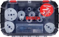 Bosch Professional Lochsägen-Set für Holz & Metall 14-teilig, + Taschenmesser