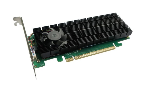 Highpoint RAID-Controller SSD7502 2x M.2 NVME PCI-x4v4, PCI-Ex16