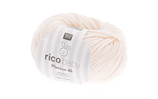 Rico Design Wolle Baby Merino dk 25 g Weiss