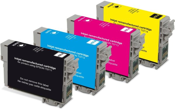 Generic Ink Tinte Epson T0711 Multipack Black/Cyan/Magenta/Yellow