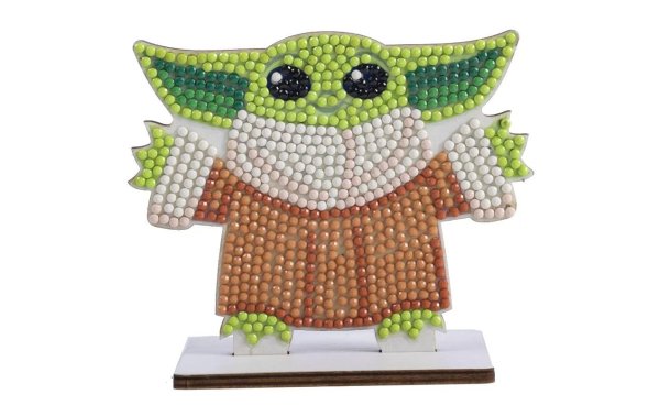 CRAFT Buddy Bastelset Crystal Art Buddies Grogu Figur