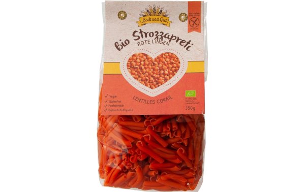 Leib und Gut Bio Strozzapreti Rote Linsen 350 g