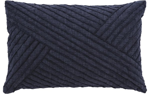 Södahl Kissen Diagonal Indigo 60 cm x 40 cm, Indigo