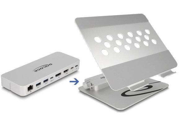 Delock Dockingstation USB-C – HDMI/DP/LAN/USB-A PD 85W