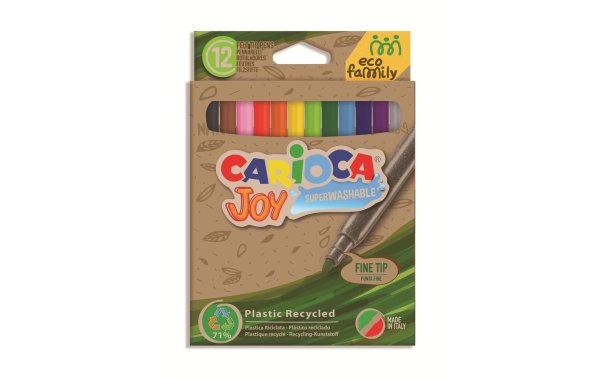 Carioca Joy Eco 12 Stück, Mehrfarbig
