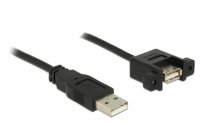 Delock USB 2.0-Einbaukabel  USB A - USB A 0.25 m