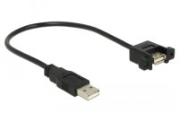 Delock USB 2.0-Einbaukabel  USB A - USB A 0.25 m