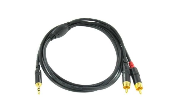 Cordial Audio-Kabel CFY 1.5 WCC 3.5 mm Klinke - Cinch 1.5 m