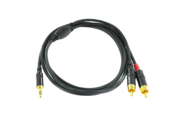 Cordial Audio-Kabel CFY 3 WCC 3.5 mm Klinke - Cinch 3 m