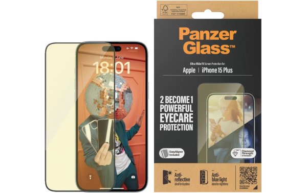 Panzerglass Displayschutz Anti Reflective iPhone 15 Plus