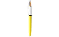 BIC Kugelschreiber 4 Colours Sun 0.32 mm, 1 Stück, Gelb