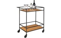 House Nordic Bartrolley Vita 79 x 68 cm, Nature/Schwarz