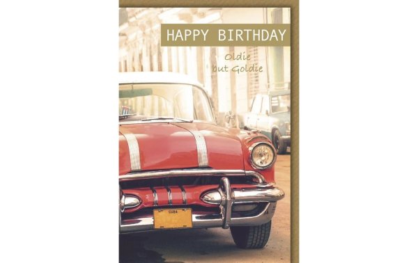 Braun + Company Geburtstagskarte Old Car