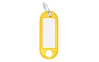 WEDO Schlüsselanhänger 18 mm mit Ring, Gelb,...