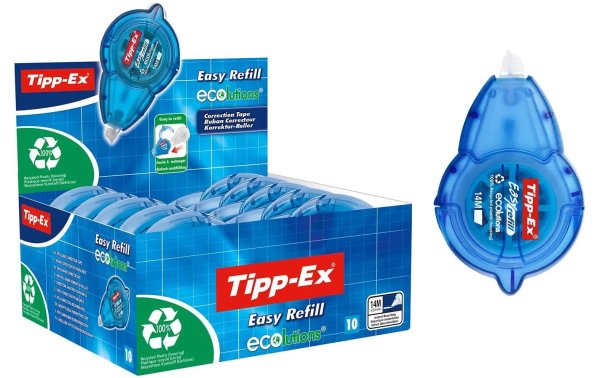 Tipp-Ex Korrekturroller Easy Refill Ecolutions 5 mm, 10er Box