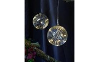 Sirius Weihnachtskugel Wave Ball, Ø 8 cm, Klar