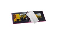 Hama Fotoalbum Fine Art 28 x 24 cm Pink, 50 schwarze Seiten