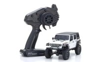 Kyosho Scale Crawler Mini-Z Jeep Wrangler Rubicon, Weiss...