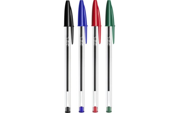 BIC Kugelschreiber Cristal Origin 0.32 mm, assortiert, 10 Stück