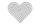 Creativ Company Bügelperlen Platten JUMBO Herz Transparent