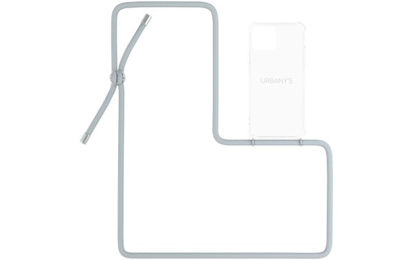 Urbanys Necklace Case iPhone 12 / 12 Pro Cloudy Sky Transparent