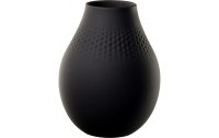 Villeroy & Boch Vase Collier Perle No. 2, Schwarz