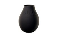Villeroy & Boch Vase Collier Perle No. 2, Schwarz
