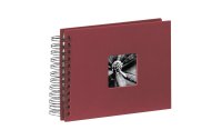 Hama Fotoalbum Fine Art 24 x 17 cm Bordeaux, 50 schwarze...