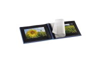 Hama Fotoalbum Fine Art 24 x 17 cm Azur, 50 schwarze Seiten