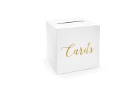 Partydeco Hochzeitsaccessoire Kartenbox Cards 24 x 24,...
